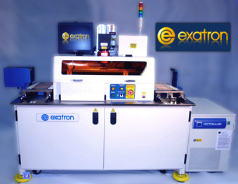 Exatron handler Laser Marker Magazine in and Out