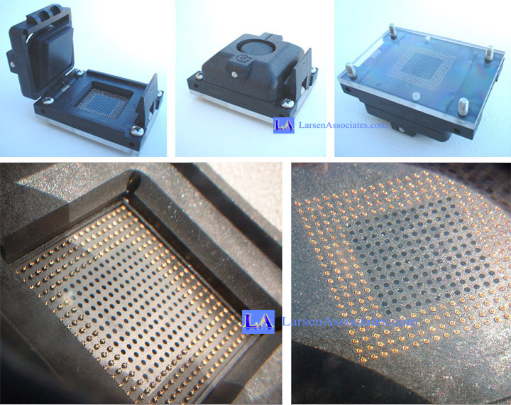 Hand Test socket and Burn-in socket made in the USA