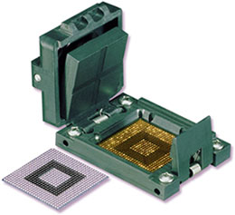 High frequency RF IC test sockets