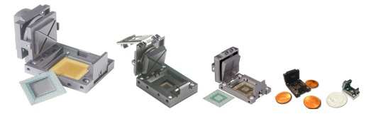 IC test sockets and burn-in sockets family from Aries Larsen