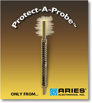 Protect-A Probe coating lessens or eliminates probe cleaning with an anti-diffusion gold coating barrier lessens or eliminates cleaning reduces downtime and increases throughput