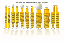 Aries spring probe pins not pogo pins test burn-in sockets