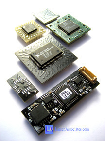 IC adapters custom IC modules plug in modules adapt ic correct-a-chip Aries Electronics Larsen Associates