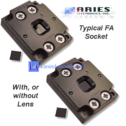 FA Failure Analysis ic test socket with lens or no lens