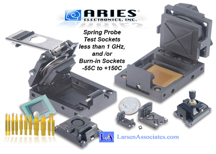 Test sockets and burn-in test socket Aries Larsen