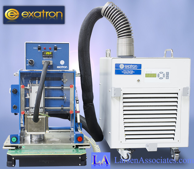 Exatron Thermal temperature forcing system Desktop Workstation IC Device Hand Testing Hot - Cold Prototyping Engineering Work Station with Chiller PET-5
